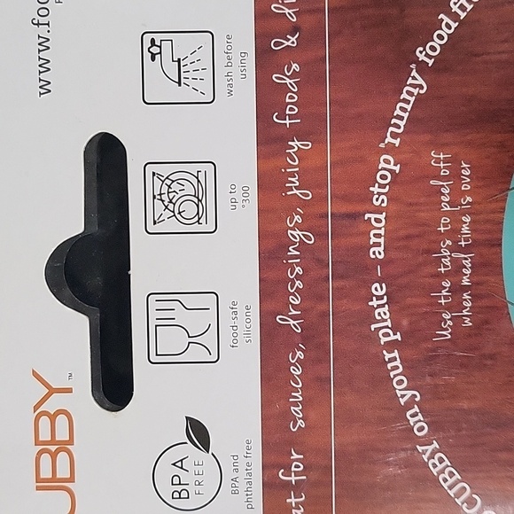 NWT Plate Divider 2 PACK Green - Food Separator - Food Safe Silicone - Picture 4 of 9